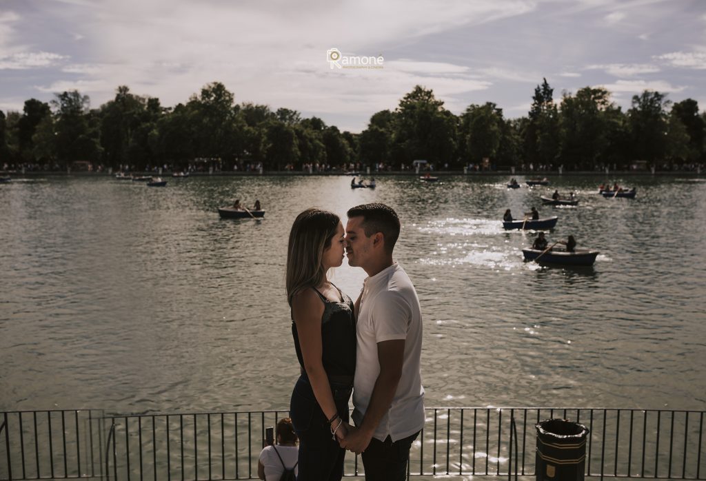 fotografos boda lago parque el retiro madrid