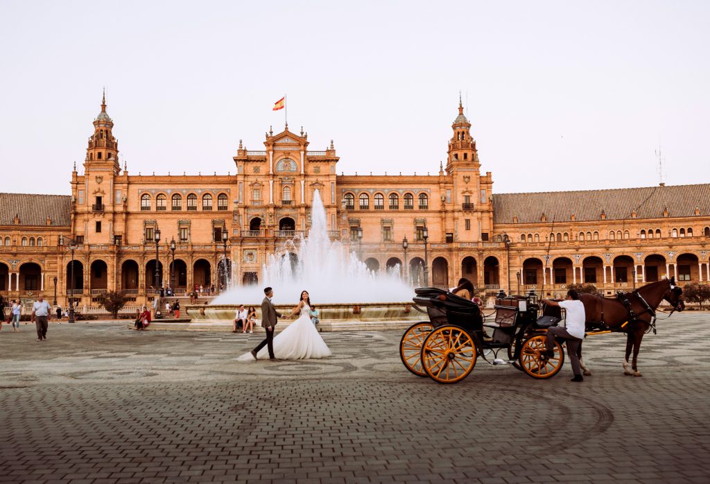 carruajes plaza españa sevilla