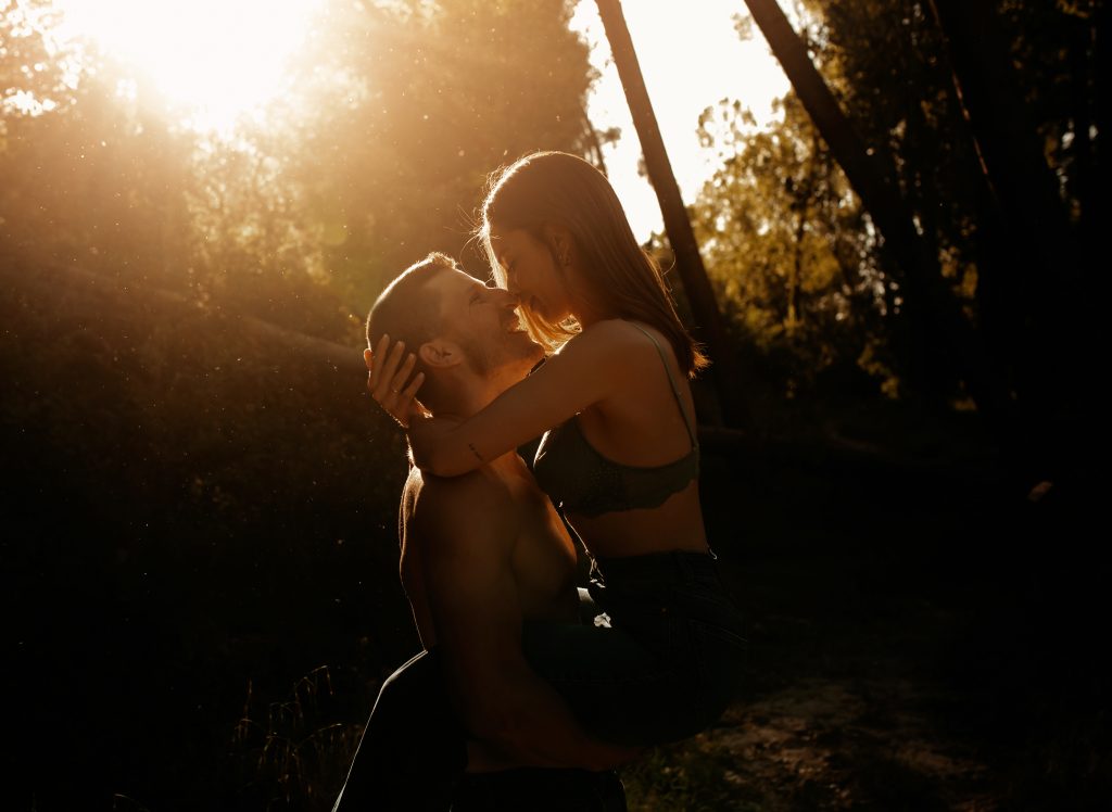 fotos de pareja en su sesión preboda
